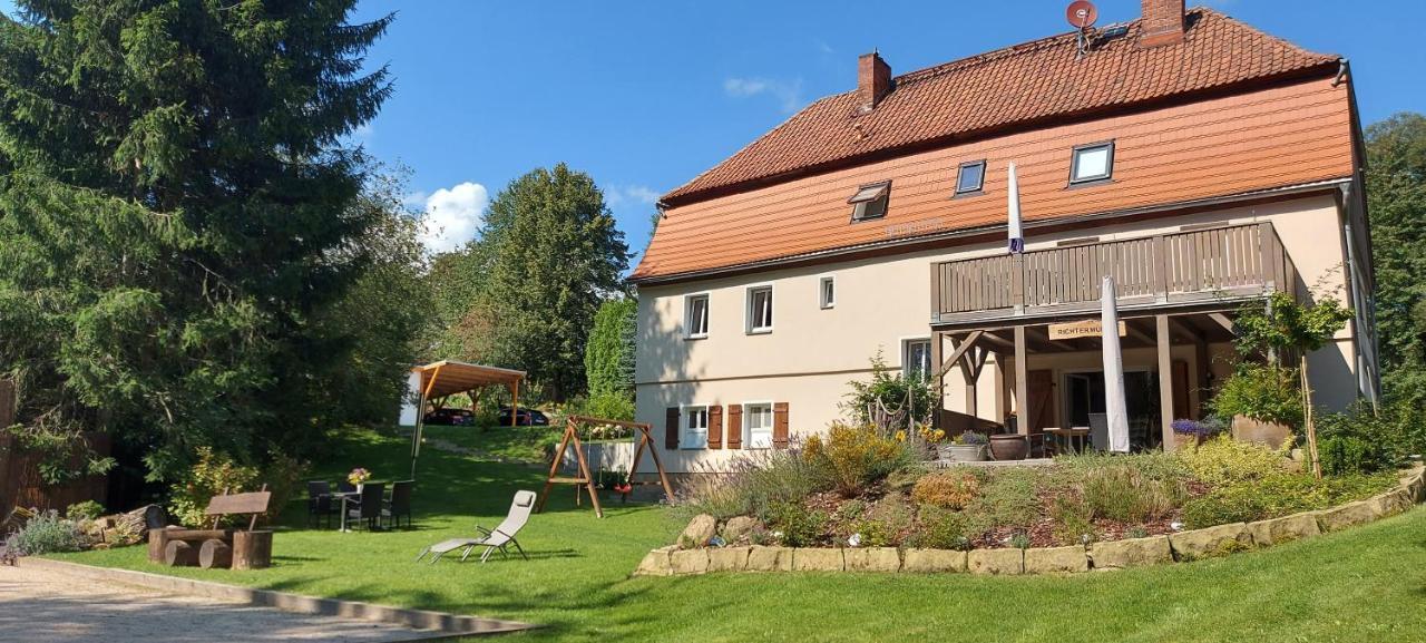 Ferienwohnung Richtermuehle Saupsdorf 外观 照片